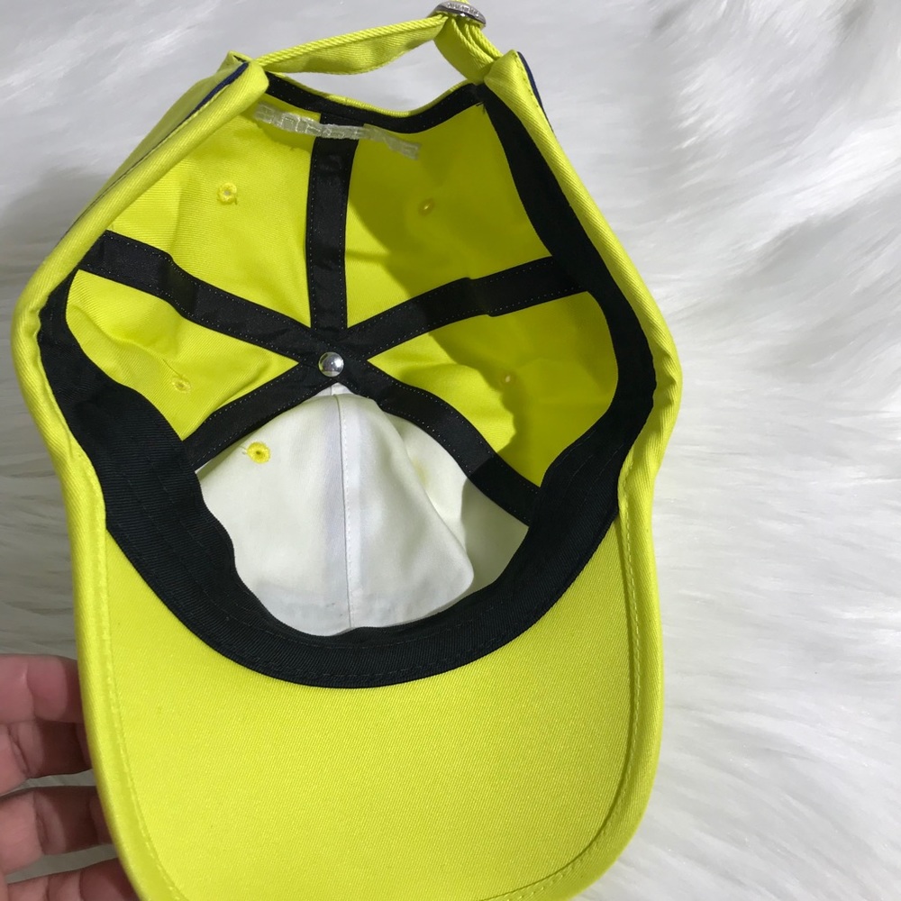 Supreme Authentic 6-Panel Cap Hat Bright Yellow - Picture 8 of 9